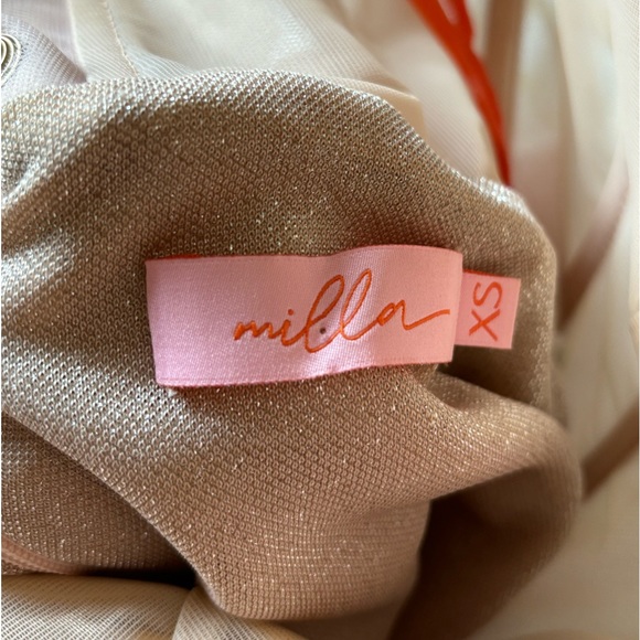 Milla Misty rose tulle midi dress with a corset bustier size XS - Picture 8 of 14